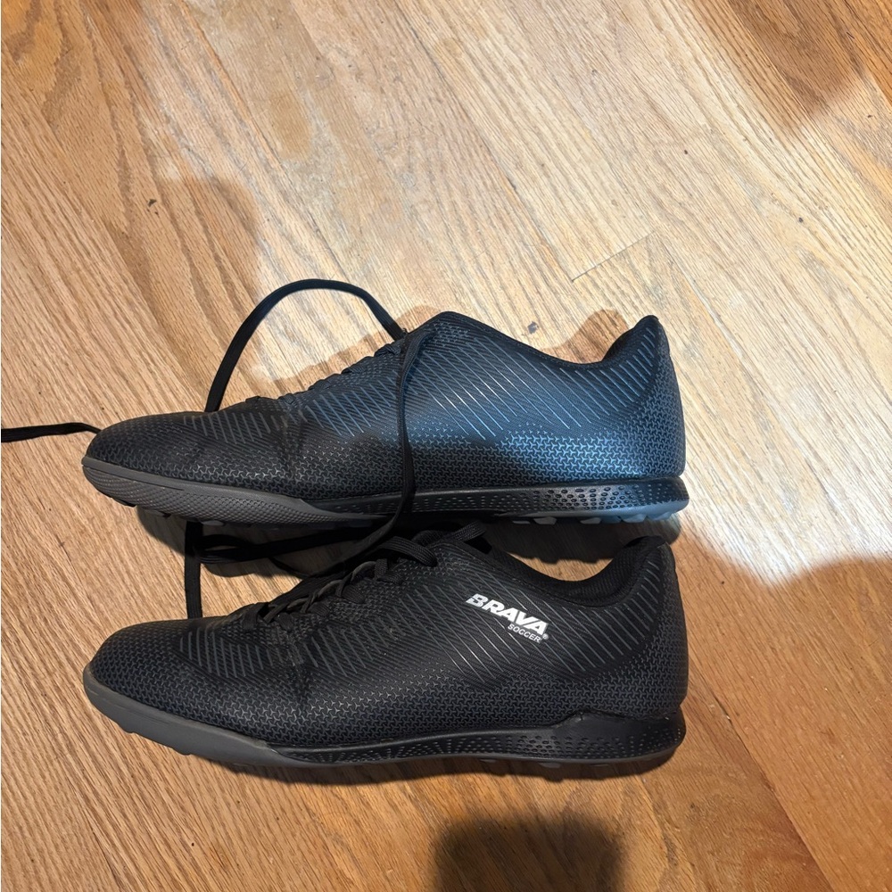 Black Athletic Turf Cleats.